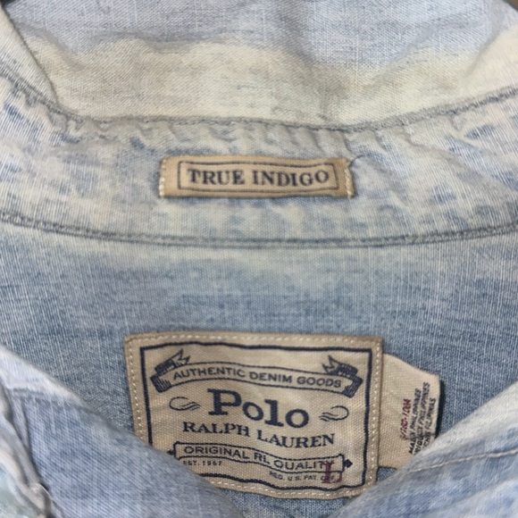 Polo Ralph Lauren chambray, button-down - Picture 3 of 7